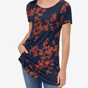 Catherines Navy and Red Tunic